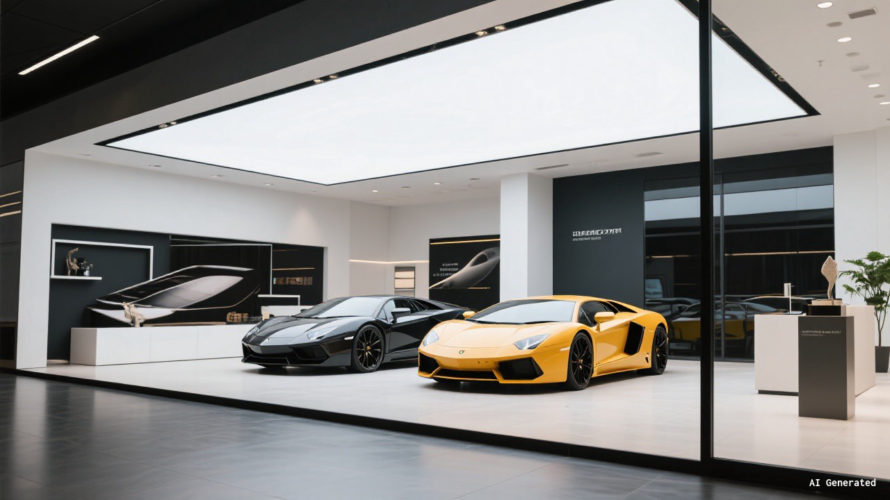 豪华跑车展示